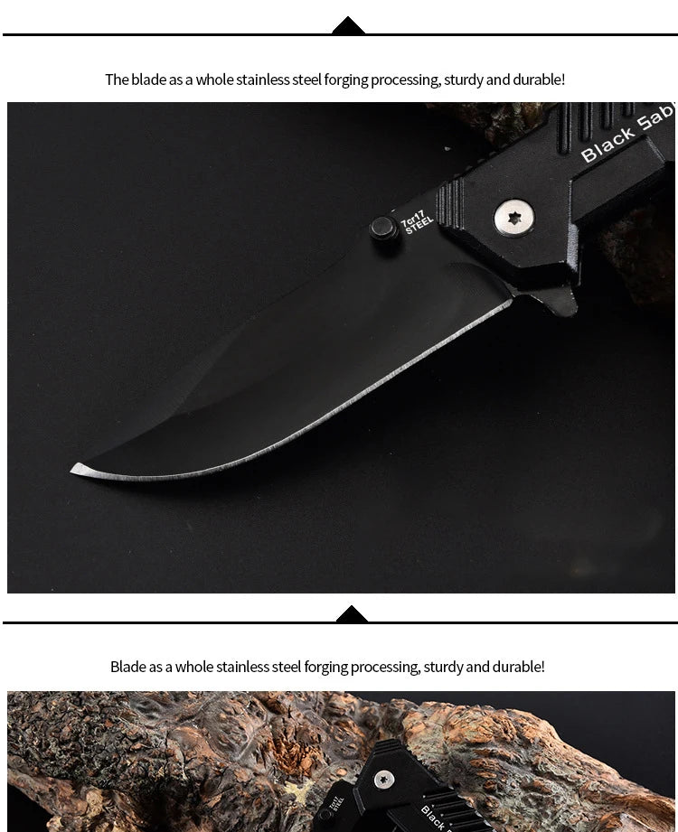 Factory direct sales of high hardness mini folding knives for camping and outdoor use. Portable multi-functional survival and se