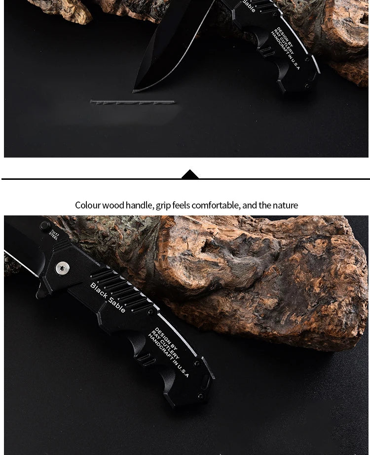 Factory direct sales of high hardness mini folding knives for camping and outdoor use. Portable multi-functional survival and se