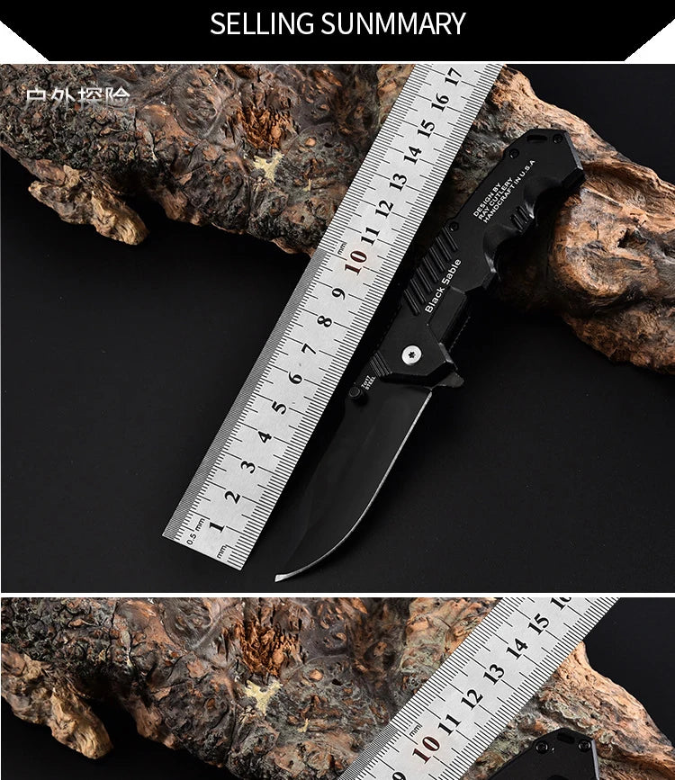 Factory direct sales of high hardness mini folding knives for camping and outdoor use. Portable multi-functional survival and se